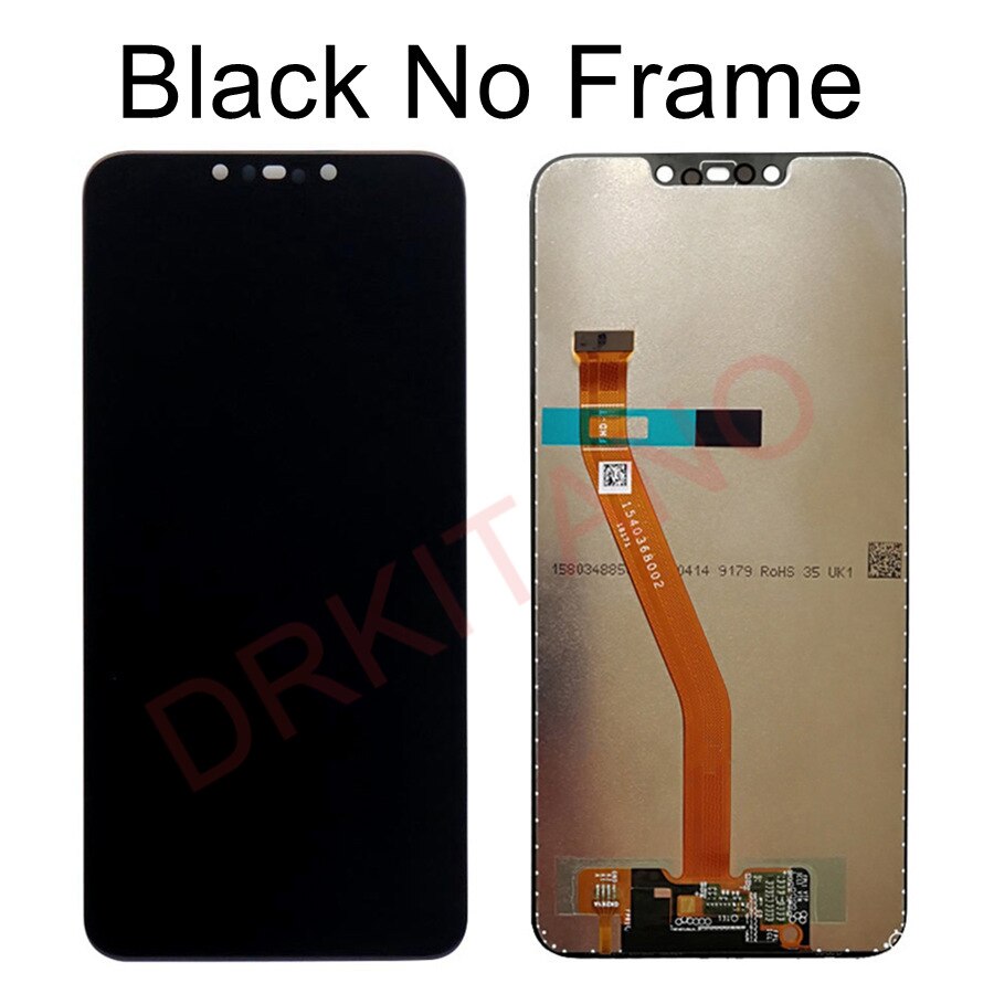 6.3" Display for Huawei P Smart Plus LCD Display INE-LX1 Nova 3i Touch Screen For Huawei P Smart Plus LCD Screen with Frame: Black No Frame