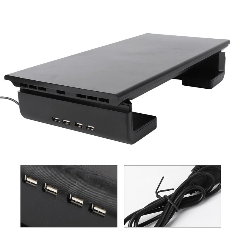 Smart Base Plastic Computer Laptop Base Stand with USB 2.0 Port Hogard