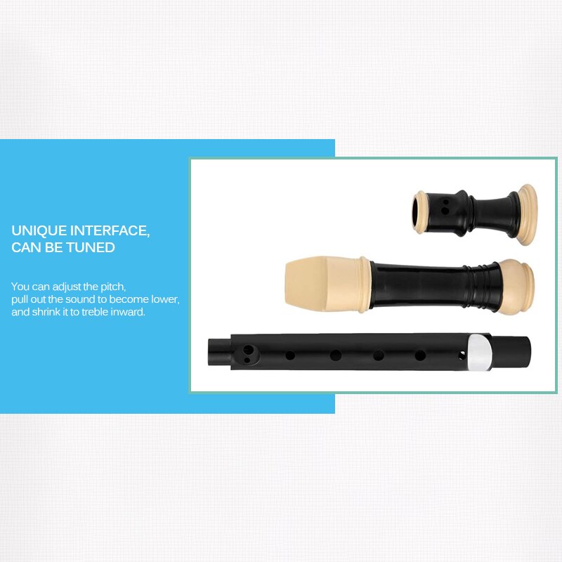 1PC Chinese Traditional 8 Holes Bamboo Flute Vertical Flute Clarinet Student Flutes Musical Instrument Wooden Color For Kid