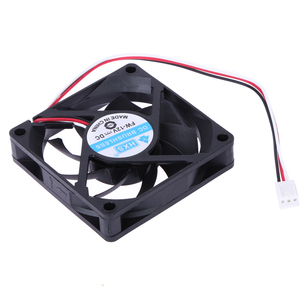 Computerkabinetkøler  dc 12v 7cm 70mm cpu vga køling køler blæser 3 -bens pc-kabinet chassis blæsere olielejer computertilbehør