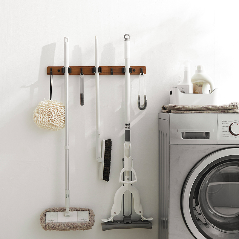 Besen haken Aufbewahrung shaken Küche Bad Organisation Zubehör für Küchen garten Waschholz Wand halterung Mop Organizer Halter