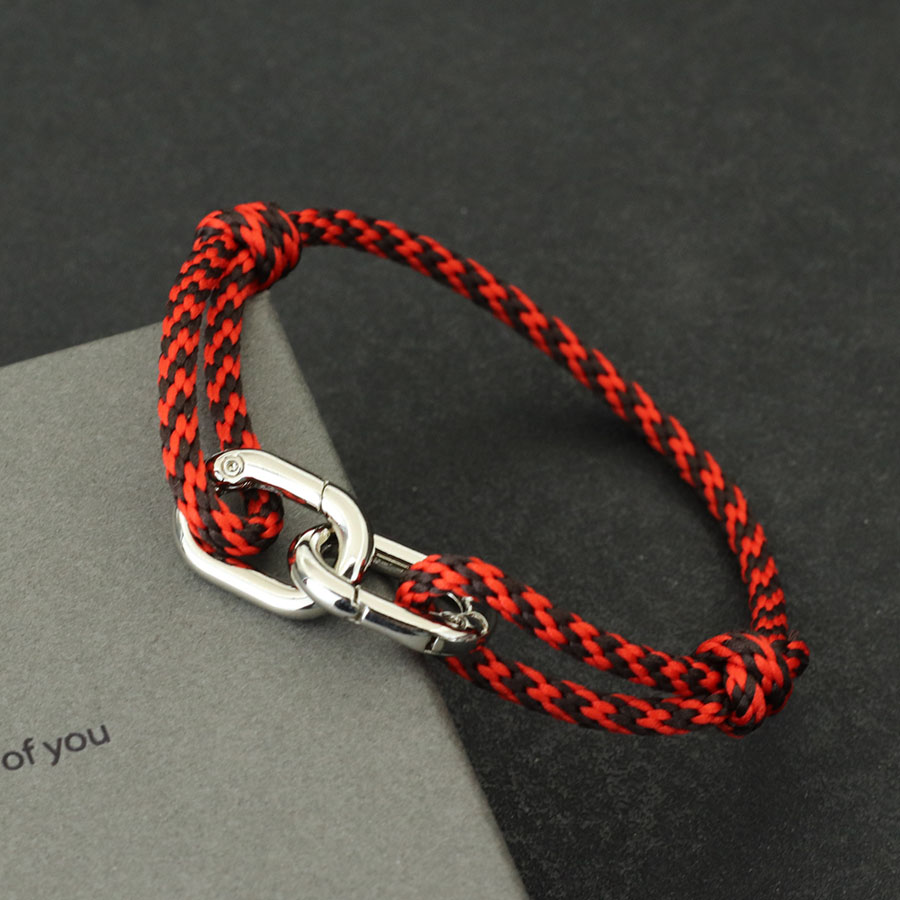 Niets Mannen Etnische String Armband Handgemaakte Weaven Stijlvolle Knoop Braslet Hombre Surfen Sieraden Nautische Wrap Braclet Cadeau Voor Hem: Black Gun Plated