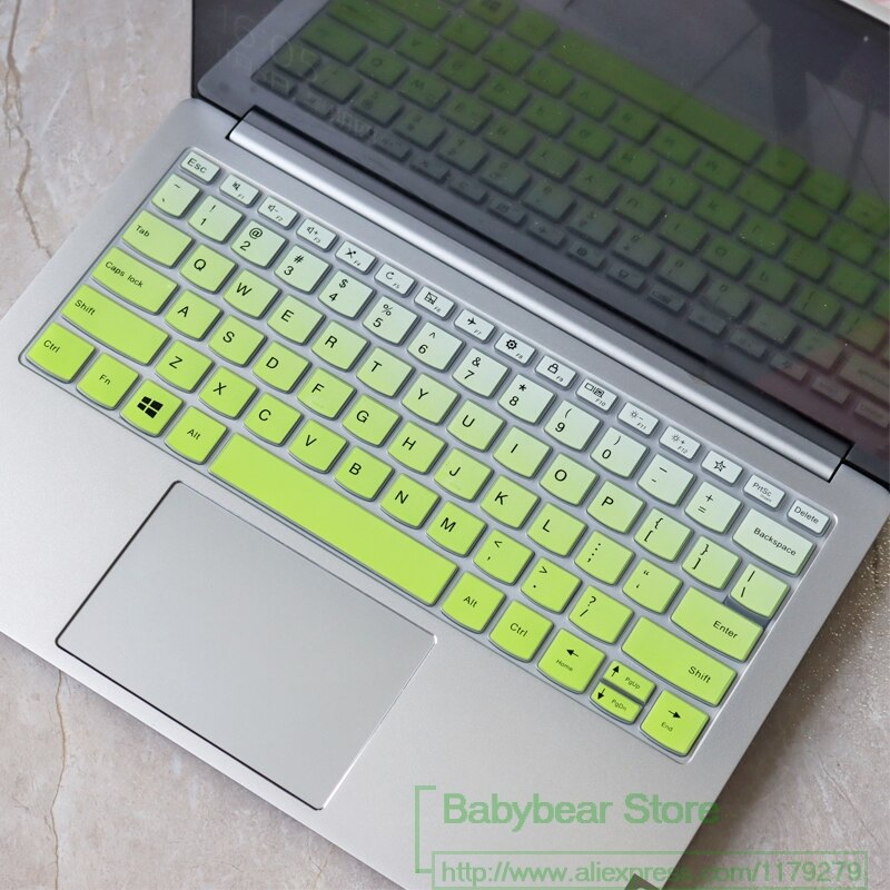 Silikon Tastatur Abdeckung haut für lenovo ideapad S540 13 S540-13IML S540-13API S540-13sind S540 13IML 13API 13sind 13.3 &quot;Laptop: fadegreen
