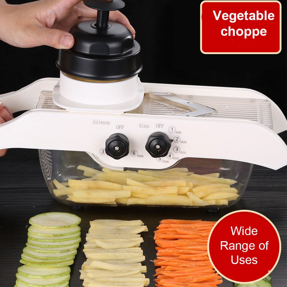 Vegetable Chopper Mandoline Kitchen Tool Thickness Adjustable Potato Peeler Cheese Restaurant Carrot Grater Manual Fruit Slicer