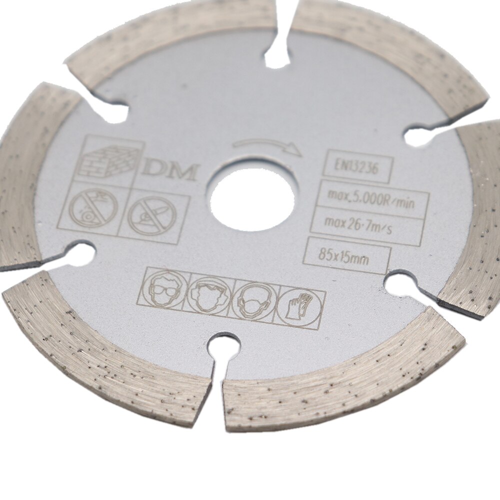 1pcs 85 Mm 10mm/15mm Mini Circular Saw Blade Wood Cutting Blade For Concrete Slotting Dry Cut Marble