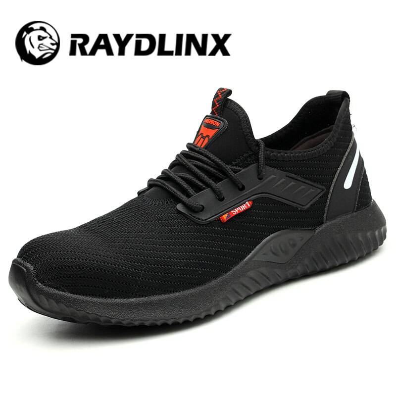 RAYDLINX Work Steel Toe Shoes Safety Shoes for Men and Women Lightweight Industrial and Construction Shoe Breathable shoes: 9.5