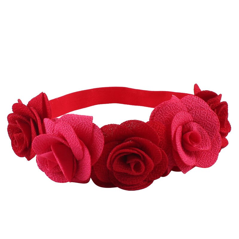 Newborn Baby Kinder Mädchen Säuglingsstirnband Blumen Haarband Headwear