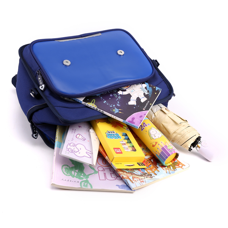 Reflective Strip Backpack Children's High Large Capacity Backpack Primary School Grades 1-3 School Backpack