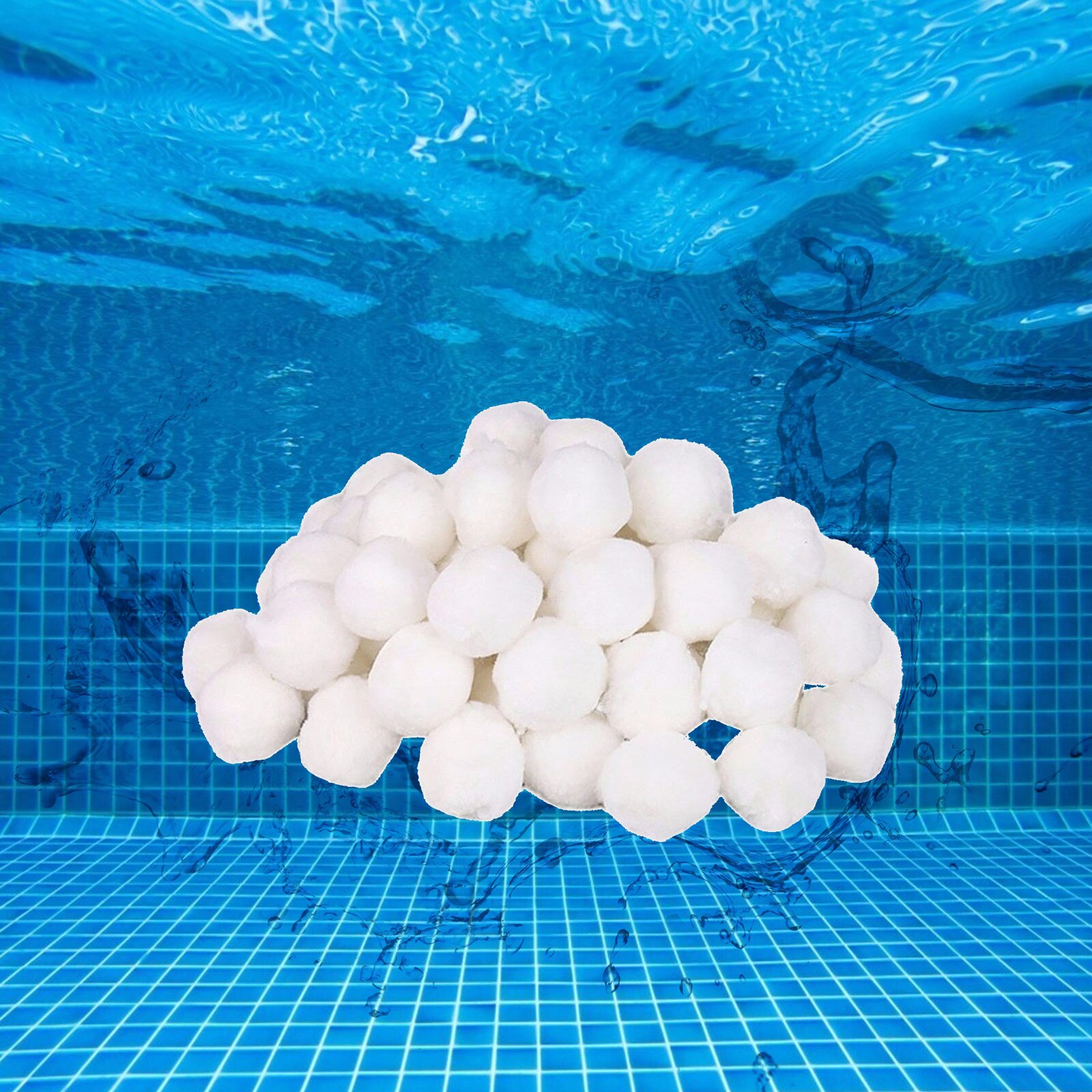 Zwembad Filter Ballen 1Pc Alternatief Voor Zand Draagbare Huishoudelijke Benodigdheden Filter Systeem 500/700G Filter Cleaning Ballen