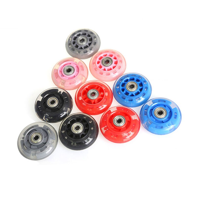 Ruedas de patín en línea de alta elasticidad, accesorios de repuesto de 70mm, 4 Uds.