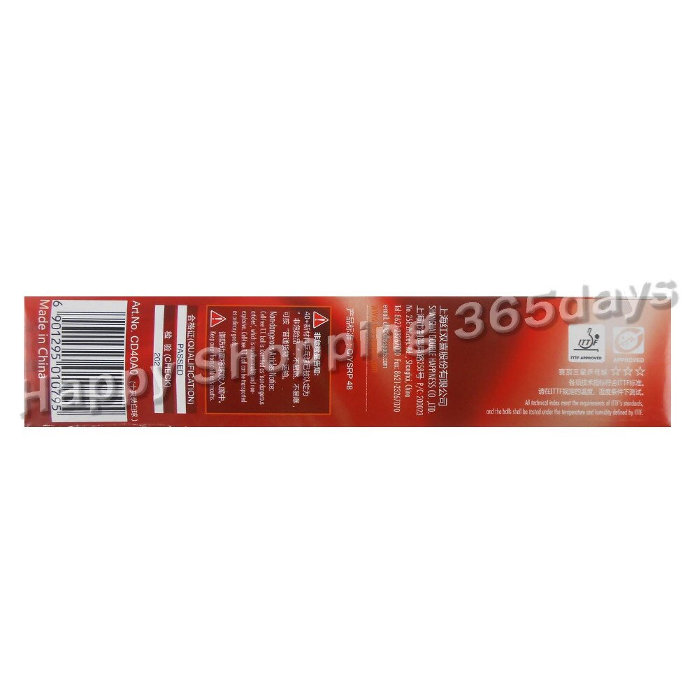 10x DHS D40+ 3Star preferred ABS White Table Tennis Balls
