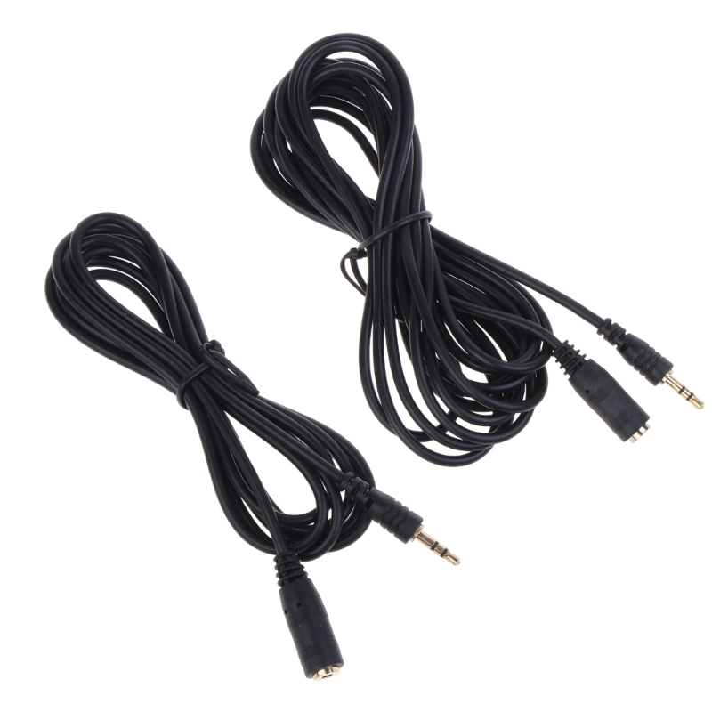 69HA 2.5mm Jack Connector Extension Cable Extender Cord AUX Line for Headsets