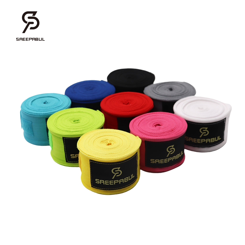 Bandages de boxe en coton, 3M/5M XR, gants d'entraînement, sangle de sport, muay-thaï MMA,