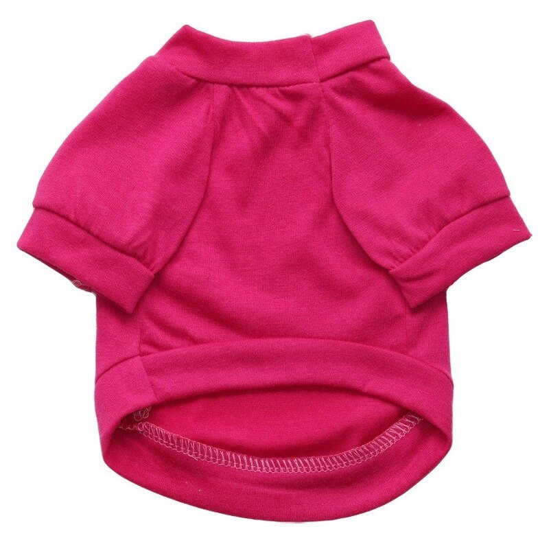 Imprimer coeur lettre chien vêtements mignon Raglan T-shirt pour chiens printemps automne deux jambes vêtements Rose Rose dessin animé fille Ropa Para
