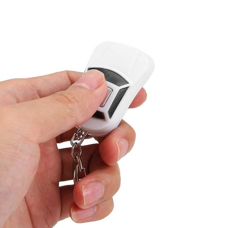 Buscador de llave perdida LED en forma de coche, llavero con localizador, silbato, Control de sonido, para carteras, coche, mascotas, mochilas para niños, maletas