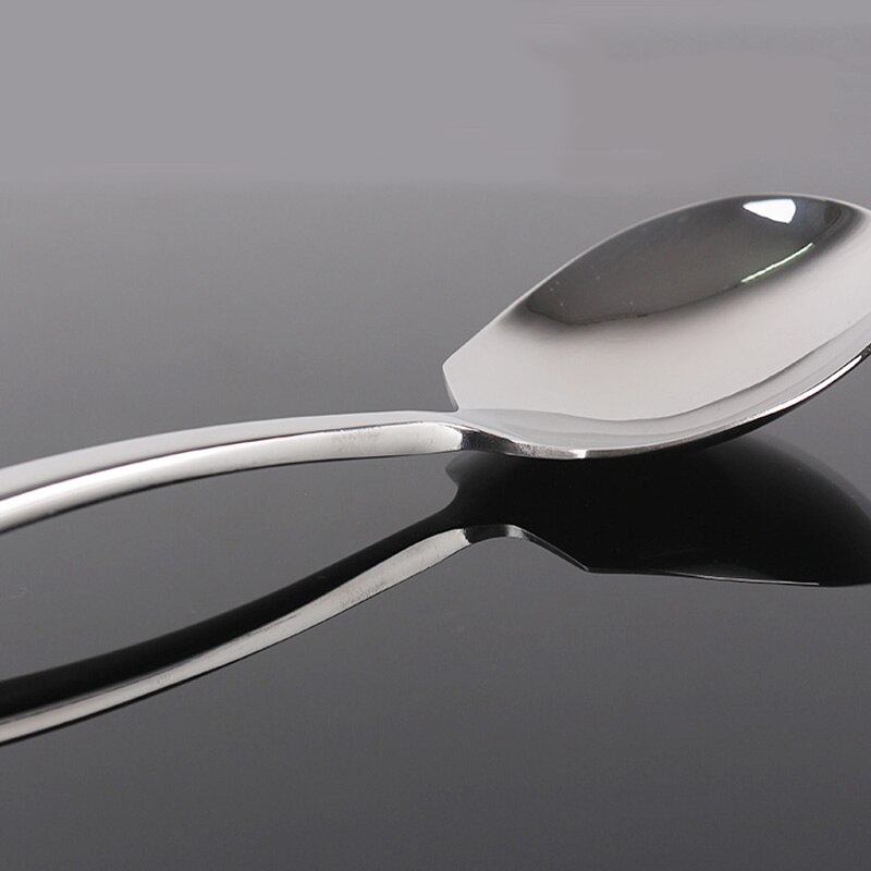 8.5 &#39;&#39;Grote Opscheplepel Rvs Buffet Rijst Lepels Dikte Ronde Soep Diner Scoop Openbare Bestek Restaurant Bar