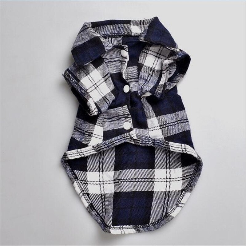 CW011 Haustier hund kleidung retro klassische Plaid Shirt Haustier liefert Nette Hund Welpen kleidung für hunde Hemd drei Farben