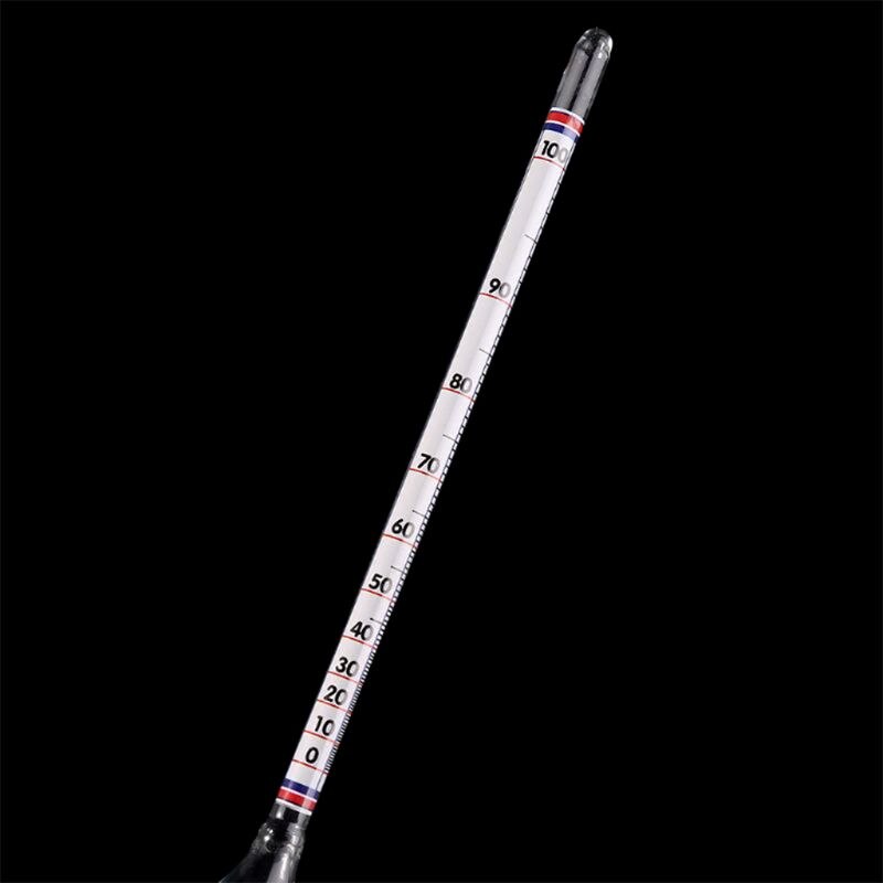 Hydrometer Tester Jahrgang Sauerei flasche einstellen Werkzeuge Alcoholmeter Alkohol Meter Wein Konzentration Meter 0-100 hydrometer alcoho