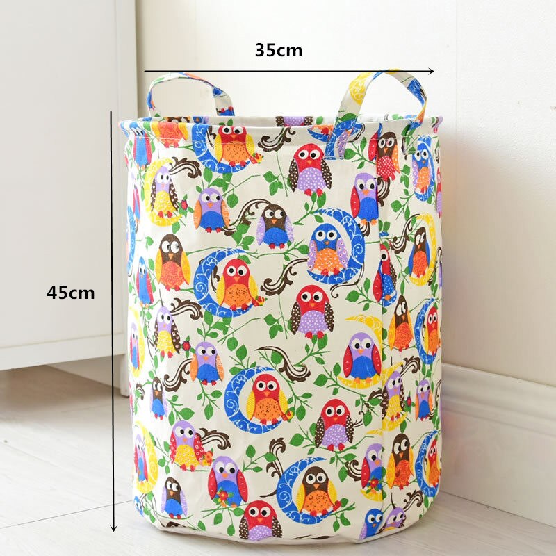 Boîtes de rangement tonneau en lin , jouets pliants, boîte à linge créative, panier à vêtements, sac de rangement de soutien-gorge pour cravates, chaussettes