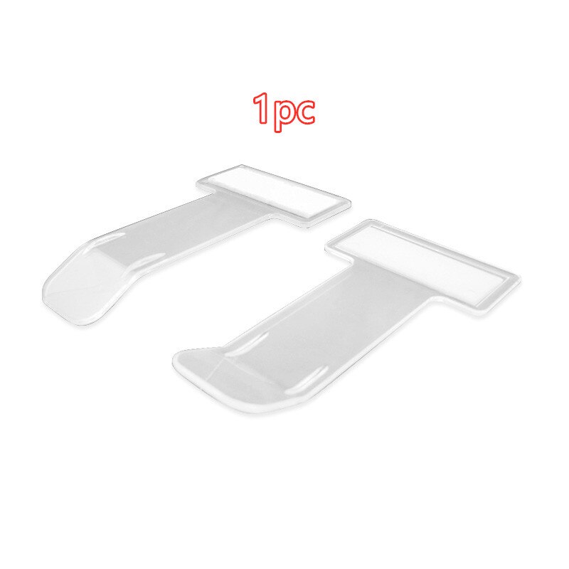 1/2/4/5 PCS Auto Ticket Folder T-shape Transparent Ticket Car Folder Holder Document Display Clip Parking Phone Number Display: 1 pc
