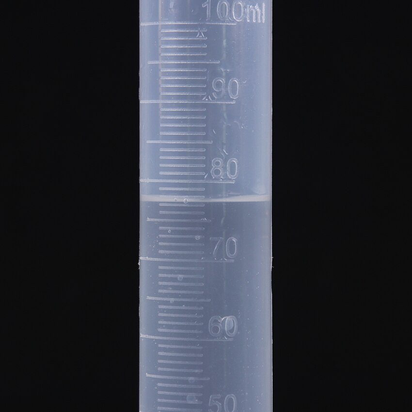 100ml Clear Plastic Measuring Cylinder Liquid Measurement For Laboratory Supplies Chemistry Instrumen Tools School Lab Supplies