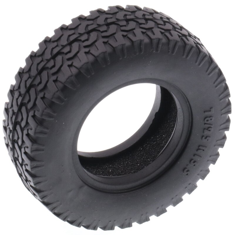 Pneus en caoutchouc pour voiture télécommandée, 1.55 pouces, 4 pièces, pour 1/14 Rm8 Baja RC