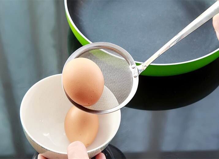 Stainless Steel Fine Chinois Mesh Skimmer Strainer Ladle Kitchen Tools 1pcs