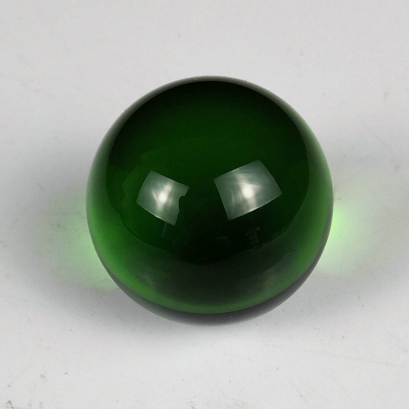 40mm kolorowa kryształowa szklana kula magiczna kula kula fotografia dekoracyjna kula kryształbyć winnym rękodzieło prezent: zielony