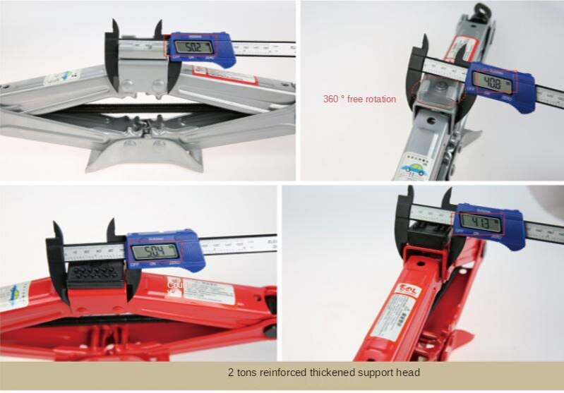 Scissor Jack Mechanical Car Suv Off-Road Vehicle Commercial Vehicle 1T 2T Hand-Cranked Gold Roof