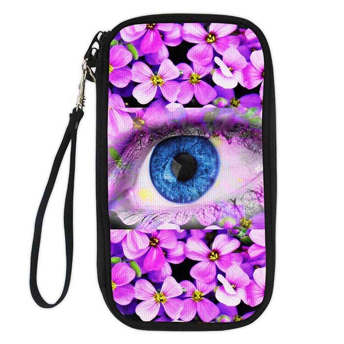 Noisydesigns Paspoort Id-kaart Houder 3D Denim Pocket Rode Lippen Cartoon Gedrukt Vrouwen Cluth Portemonnee Portemonnees voor Meisjes Tassen: CC1392Z6