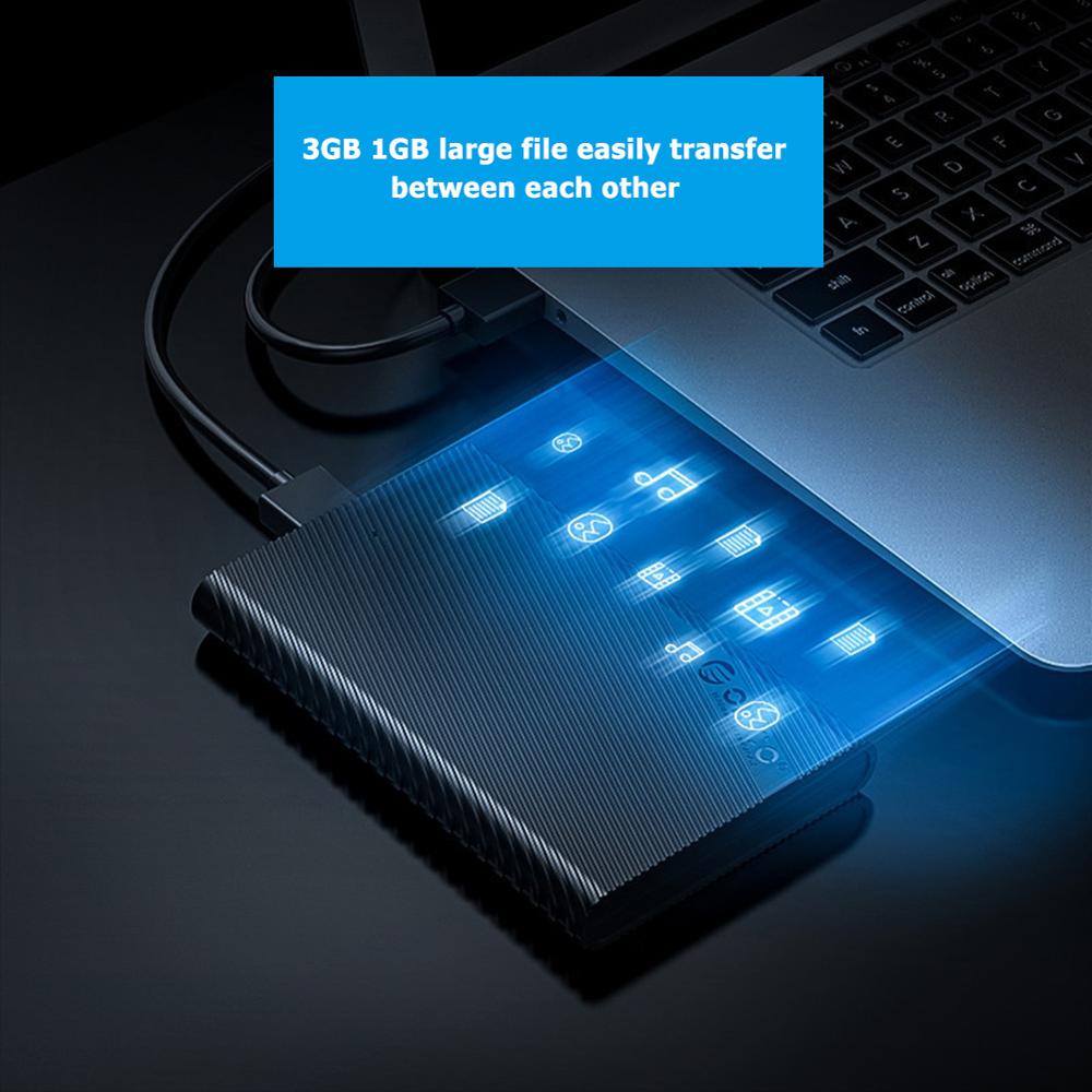 Orico 2521U3 2.5 Inch Sata Naar Usb 3.0 Hdd Ssd Case 2 4 Tb Harde Schijf Box Externe Hdd behuizing Voor Samsung Seagate Ssd