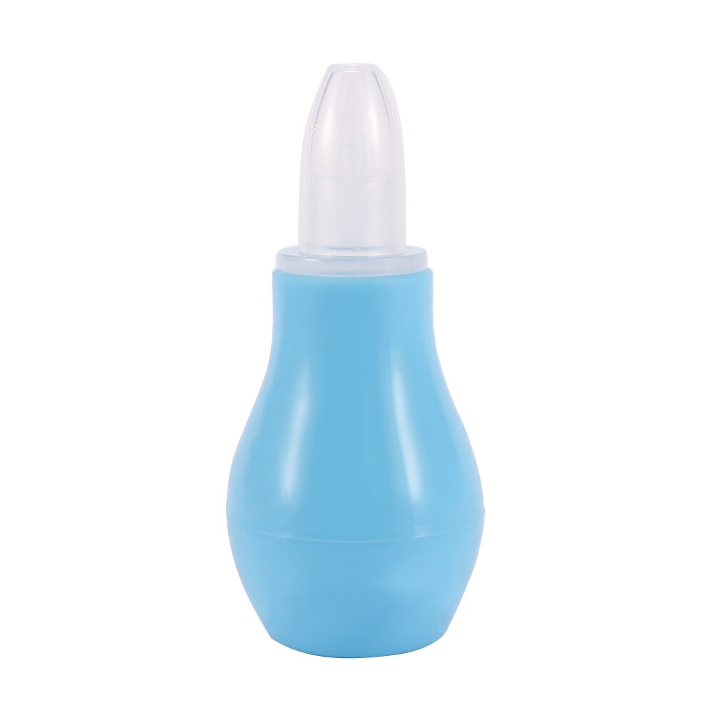 Silicone Newborn Baby Nose Aspirator Nose Cleaner Diagnostic Tool Infant Snot Vacuum Sucker Soft Care Products: blue