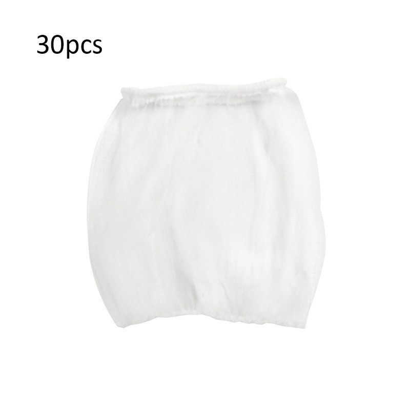 30/100PCS Reusable Garbage filter Bag Kitchen Bathroom Trash Sink Strainers Hair Waste Bin Filter Bag Shower Drain Sieve Net Bag: 30PCS