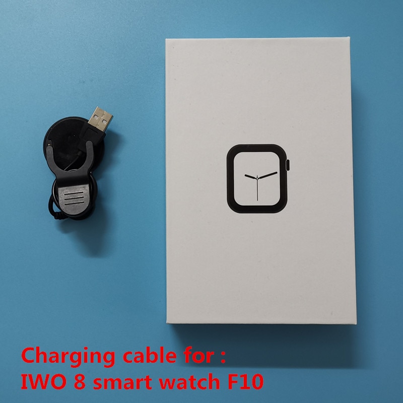 Le câble de charge IWO 8 PLUS prend en charge la montre intelligente F10 prend en charge le câble de charge de port USB 100% câble de charge d'origine