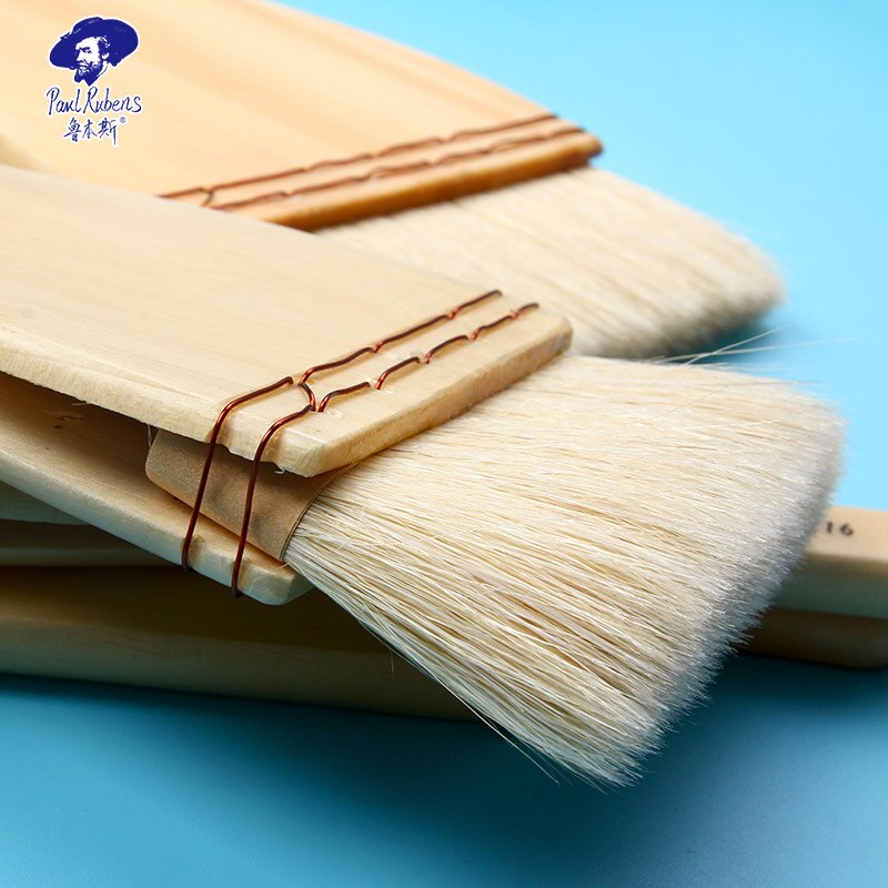 Paolo Rubens pennello per acquerelli pennelli acrilici strumenti per disegno artistico forniture lavaggio lana legno Gouache naturali impostato regalo d'arte