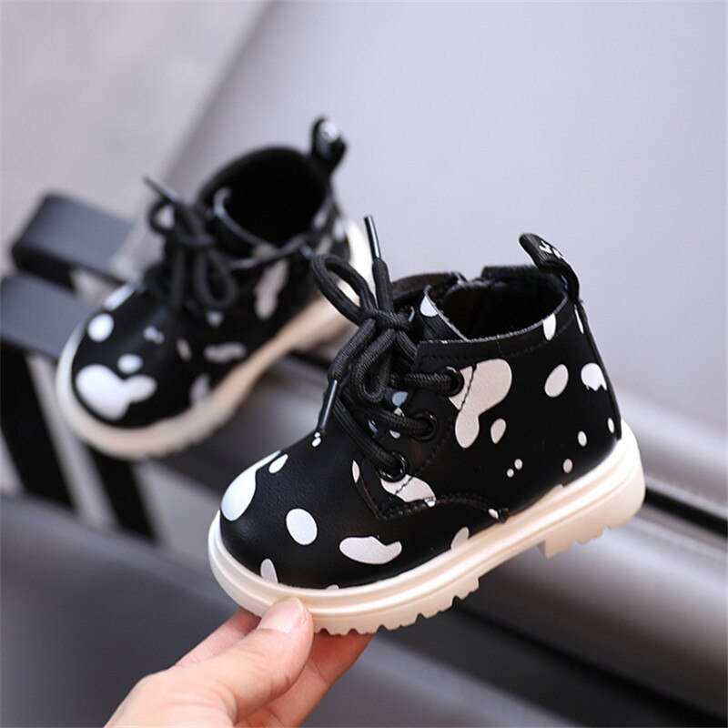 Herfst/Winter Baby Laarzen Schoenen Pu Leer Baby Martin Schoenen Mode Zachte Comfortabele Enkel Baby Laarzen Voor Jongen meisje