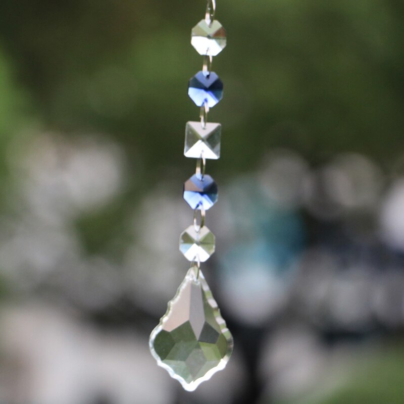 10pcs/lot Crystal Lamp Prism Glass Chandelier Crystal Parts Hanging Pendant Lighting DIY Accessories