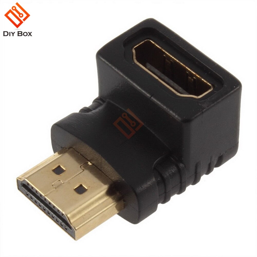 Acoplador macho a hembra M/F, conector y adaptador de extensión para HDMI, compatible con HDCP HDTV 1080p, color negro,