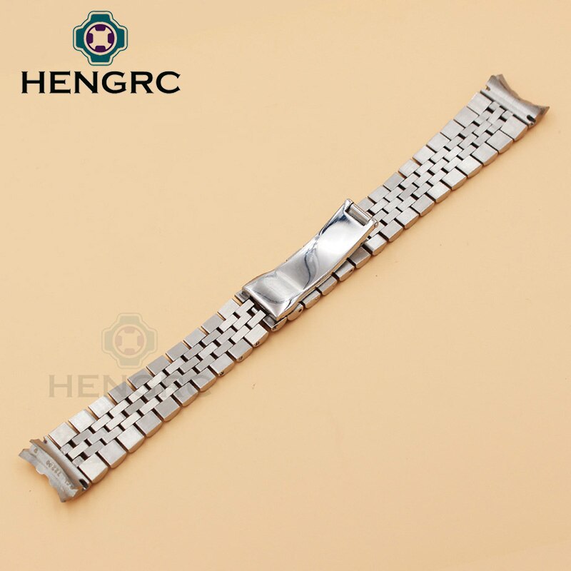 Bracelets de montre en métal de 20mm, en acier inoxydable 316L, pour hommes et femmes, Bracelet de montre, , Bracelet avec fermoir à boucle, accessoires