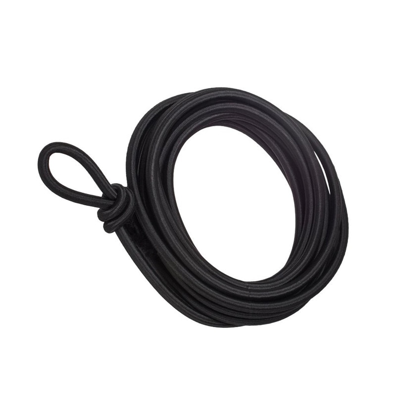 5 meter * Sterke Elastische Bungee Touw Shock Cord Stretch String Voor Reparatie, buiten Wit en Zwart 5mm Elastische SJD02