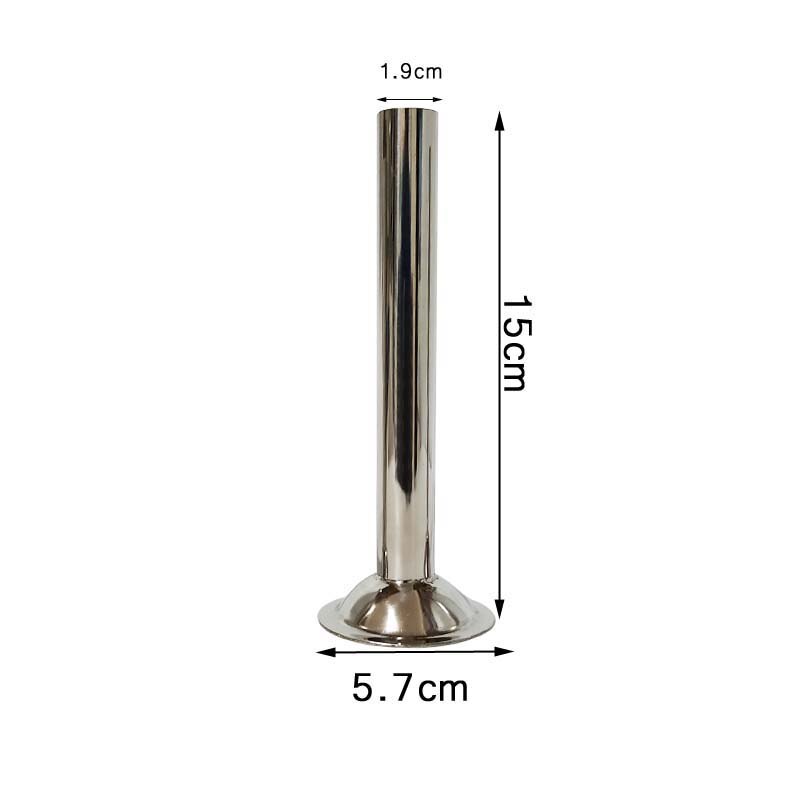 Lengde 15cm bunndiameter 5.7cm pølsefyllingsrør av matkvalitet trakter dyser deler påfyllingsrør 1.2/1.9/2.2/3.2cm