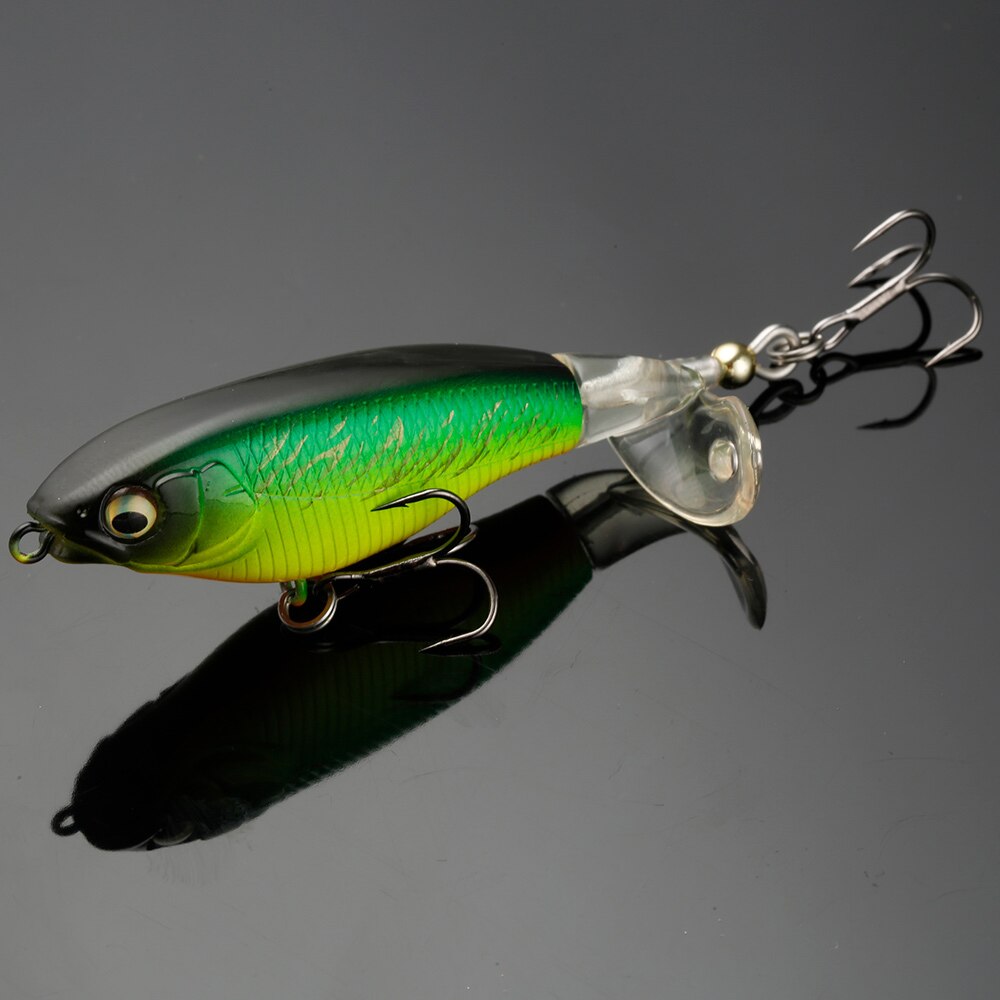 BOTE 70mm 85mm Whopper Plopper Schwimm Rotierenden Schwanz Künstliche Harten Köder Angeln Lockt 5,8g 10,5g Harte köder Bass Lockt: B / 70mm