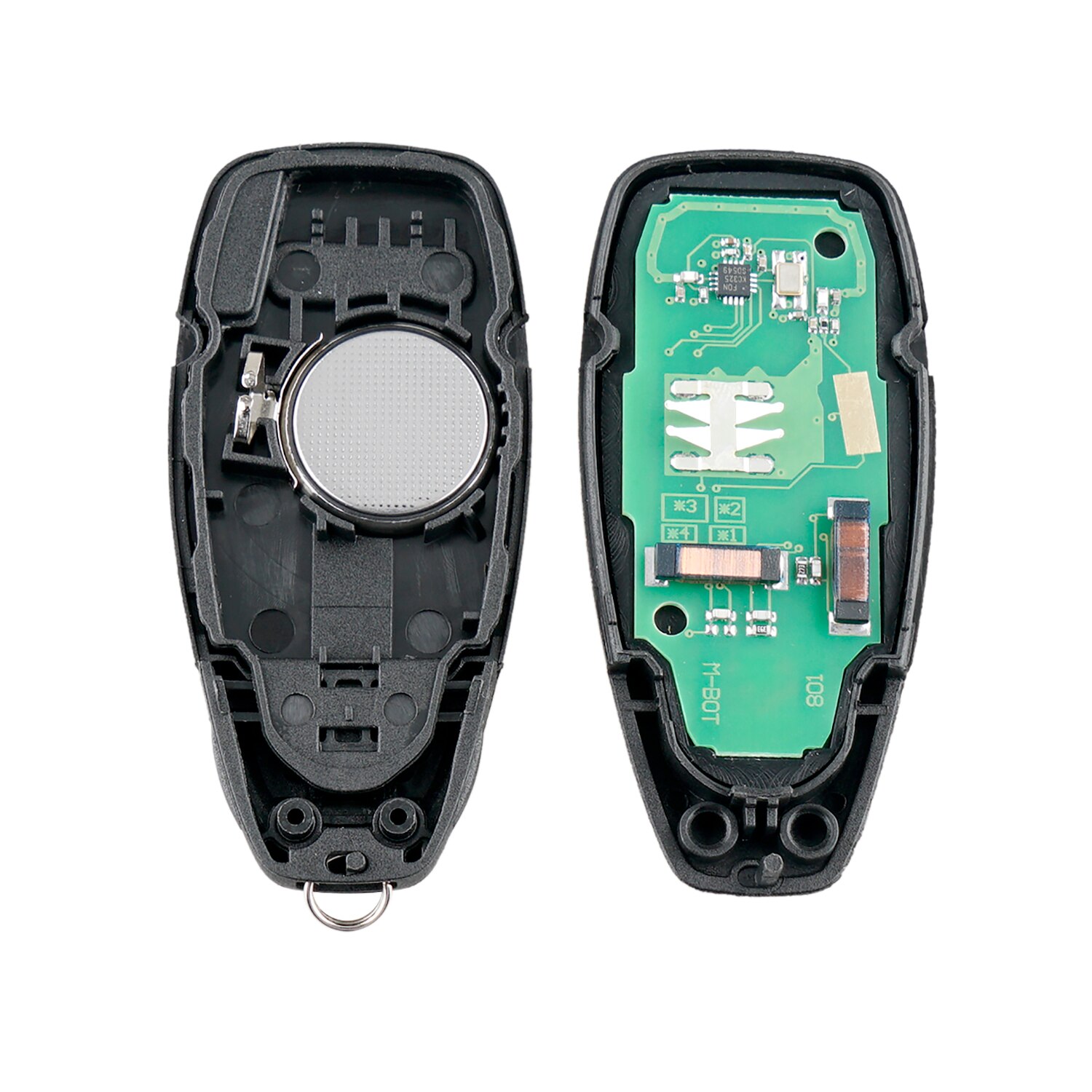 QWMEND 3Buttons 434/433Mhz Smart Remote Key Keyless Fob For KR55WK48801 4D83 Chip For Ford FOCUS FIESTA KUGA C-Max Mondeo Kuga