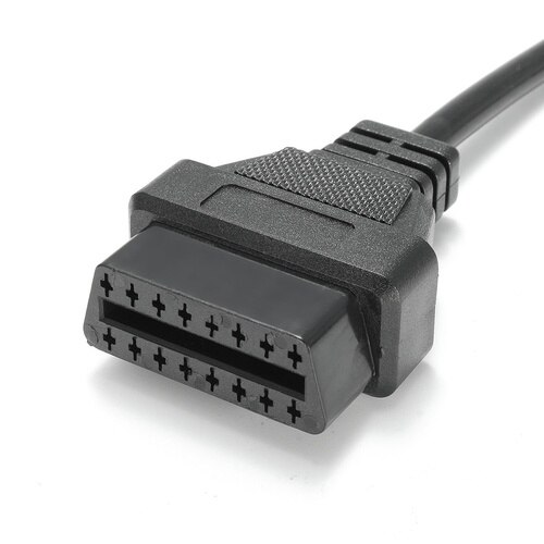 Connector For GM OBD 12 Pin OBD1 To 16 Pin OBD2 Convertor Adapter Cable Diagnostic Scanner Auto Diagnostic Connector Adapter