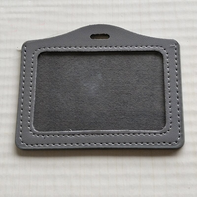 1PC Bank Credit Card Holder Student Bus ID Holders Identity Badge Protective Cover Men Women Office Business Card Holder Wallet