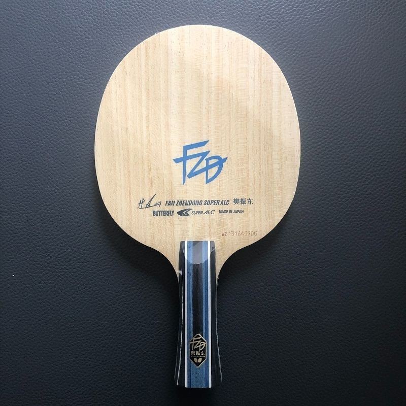 Tafeltennisracket bodemplaat Gouden en zilveren labels Racketbord Butterfly Salc