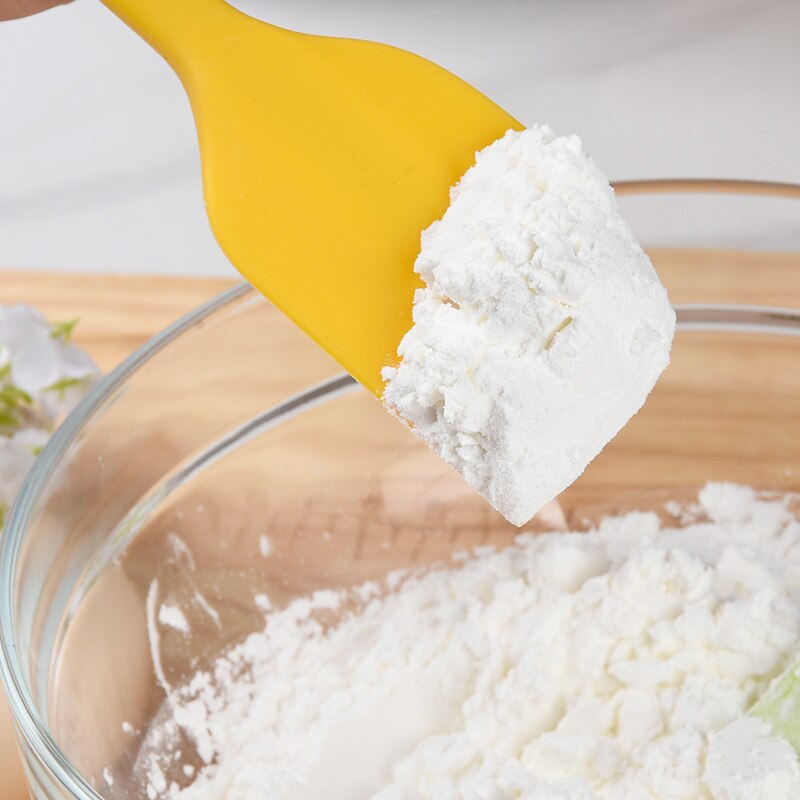 Accesorios de cocina, espátula de silicona antiadherente, espátula para crema, mantequilla y tartas espátula para mezclar masa, utensilios para pasteles