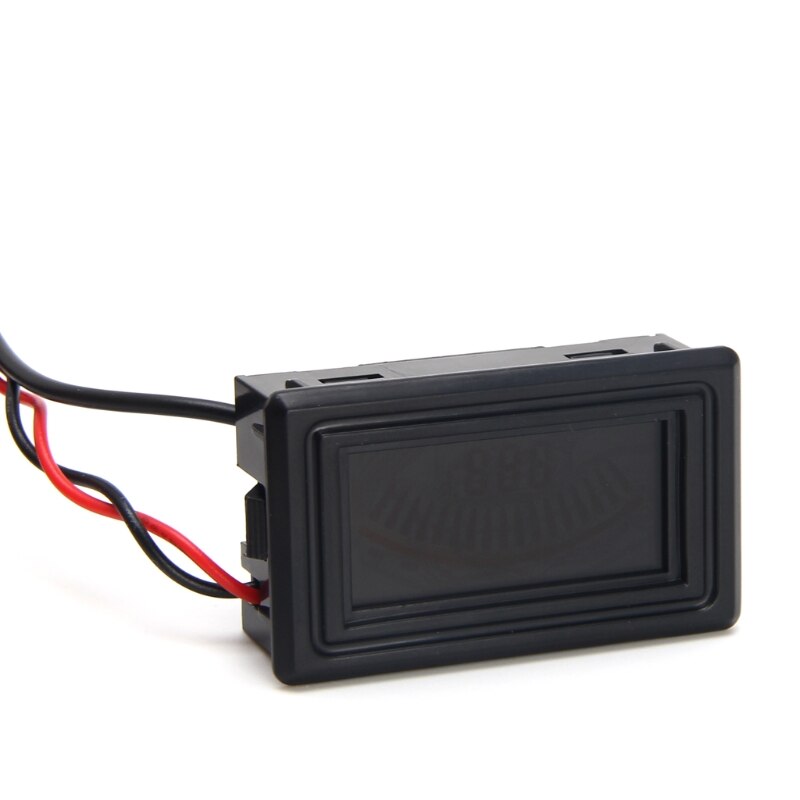 Digital LCD Thermometer Temperature Meter Gauge Molex Panel Mount C/F PC MOD
