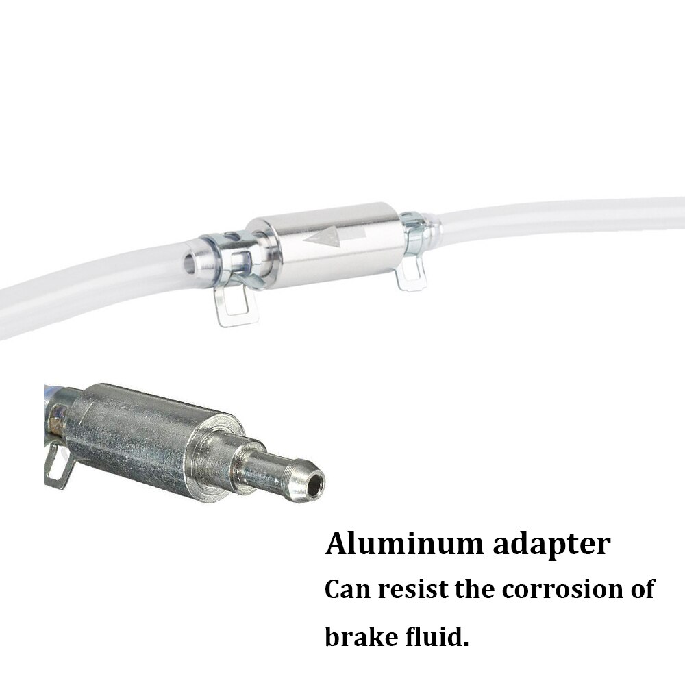 Car Clutch Brake Bleeder Hose Hydraulic Brake Bleeder Tool Hydraulic Clutch One Way Valve Tube Fuel Pipe Replacement Adapter