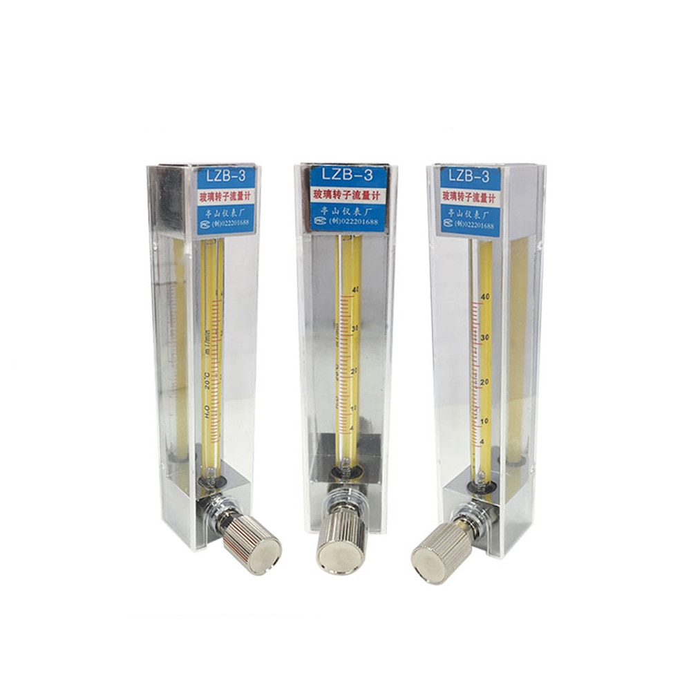 Gas Lucht Vloeibare Panel Gas Air Flowmeter Rotameter Met Regelklep
